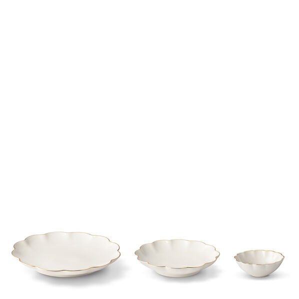 Комплект посуды 3 предмета SCALLOPED NESTING DISH AERIN 20120030 - photo 3