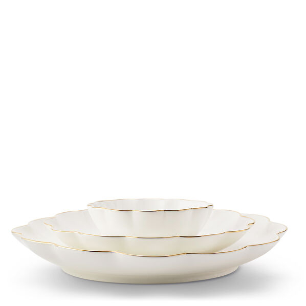 Комплект посуды 3 предмета SCALLOPED NESTING DISH AERIN 20120030 - photo 2