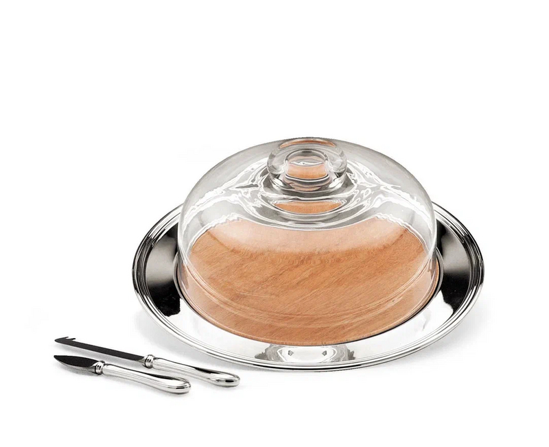 Поднос для сыра с клошем Piatto 9.45.1442 Greggio