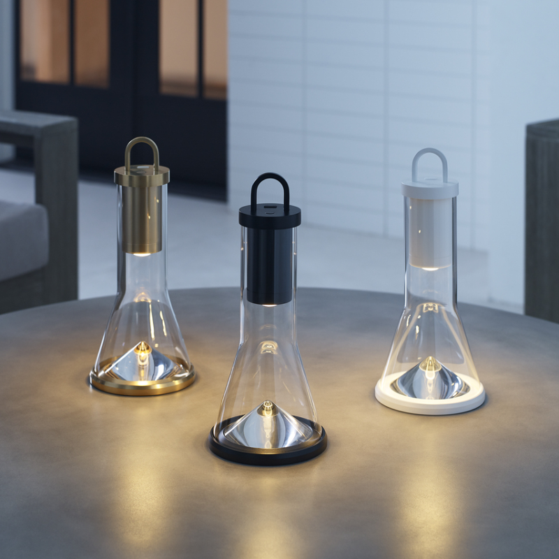 Перезаряжаемая настольная лампа Kandella Tech Lighting | Modern Collection SLTB27327W-G - photo 7