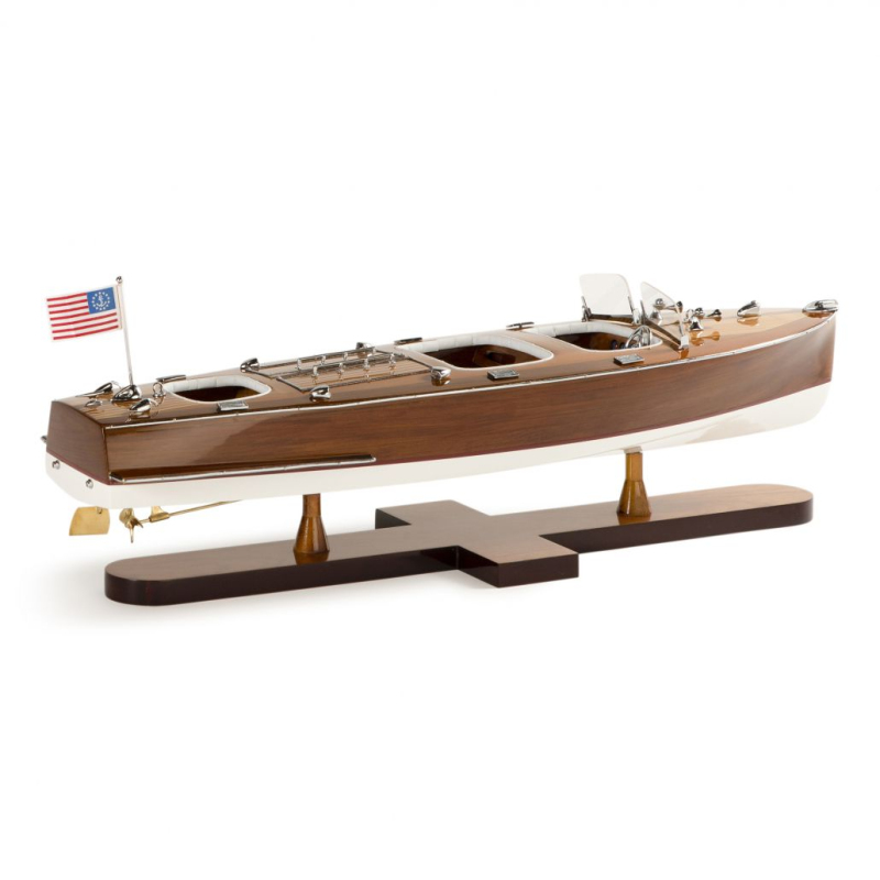 Декоративная статуэтка катер Chris Craft Triple Cockpit Ralph Lauren Home AS183 - photo 2