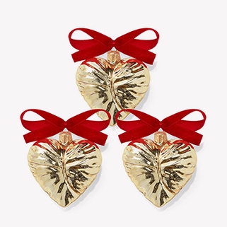 Елочное украшение Ambroise Heart Ornament, Medium 17220066 AERIN