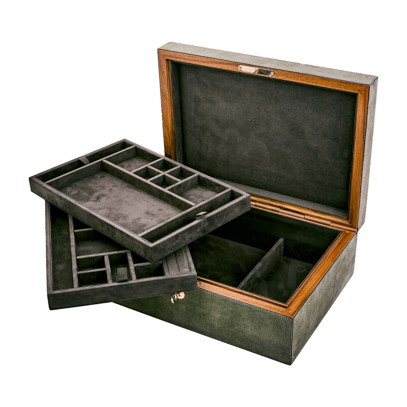 Шкатулка для украшений с тремя отделениями MONOCHROME GS040A02ST00 GIOBAGNARA