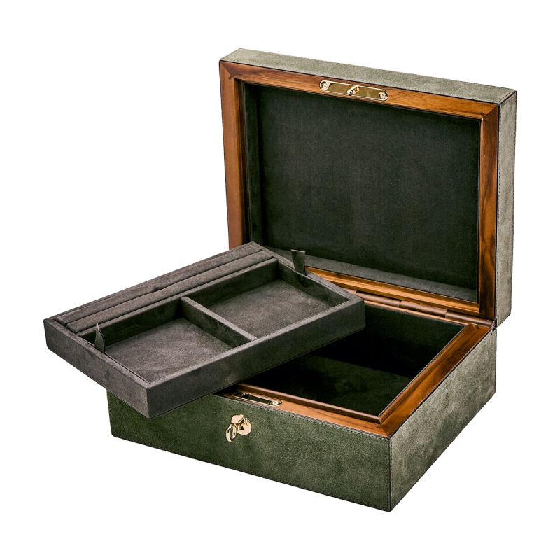 Шкатулка для украшений с двумя отделениями MONOCHROME GS030A02ST00 GIOBAGNARA