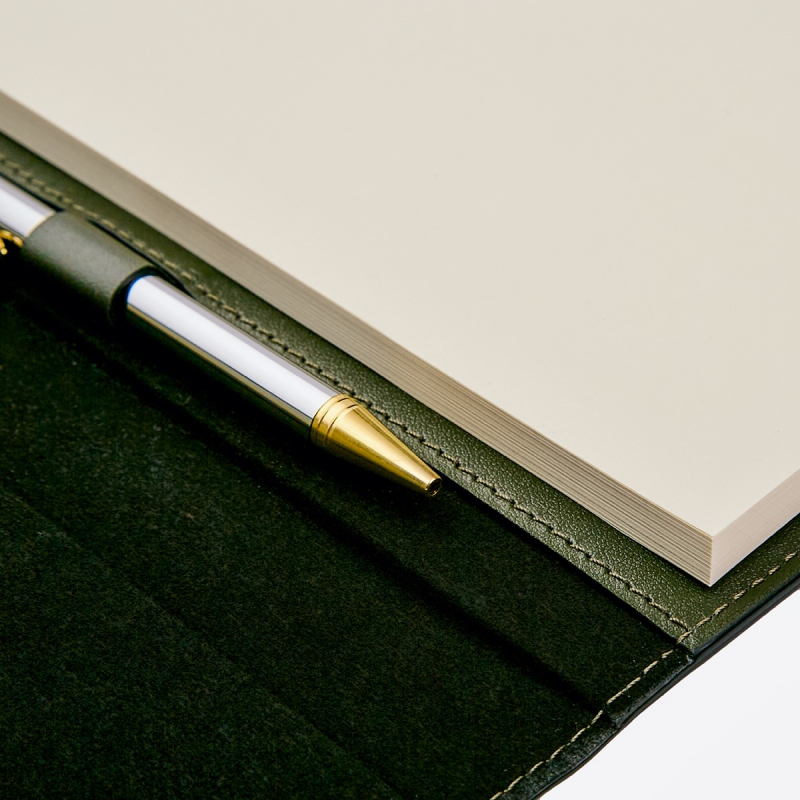 Кожаный чехол (блокнот, ручка) NOTEPAD HOLDER GIOBAGNARA CN032F02ST02 - photo 4