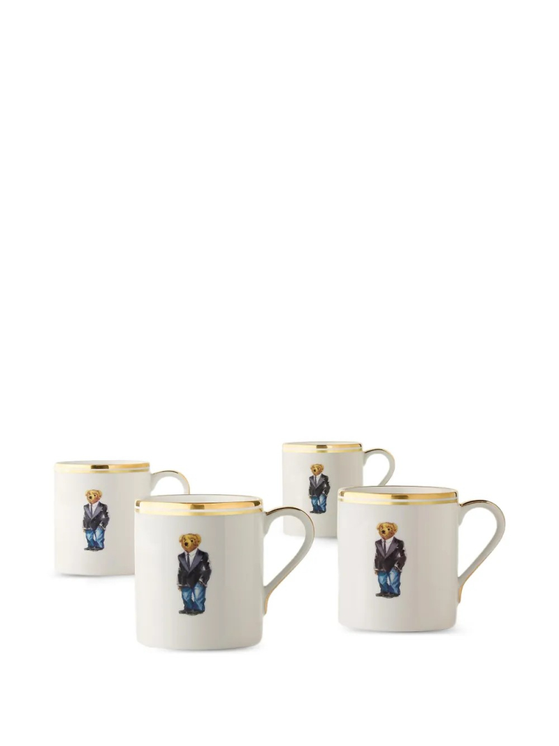 Набор из 4 кружек WILSHIRE TUX BEAR Ralph Lauren Home 680P06319001 - photo 1